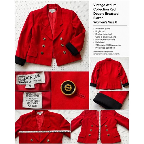 Vintage atrium collection - vintage, red