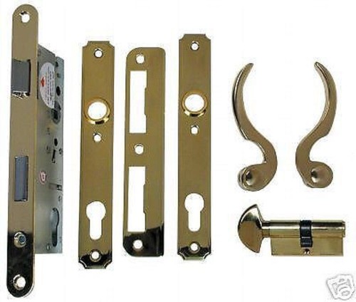 New atrium door mortise - new, lock