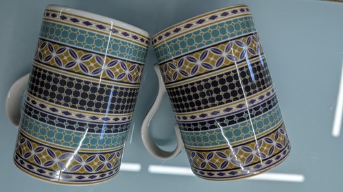 Pair mugs portmeirion - a,