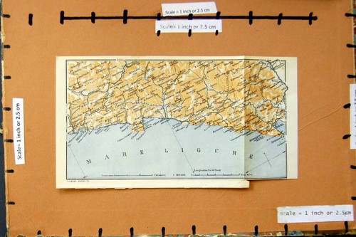 Original old vintage print - original,